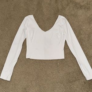 White Lululemon align long sleeve size 6!! For $30 worn twice!